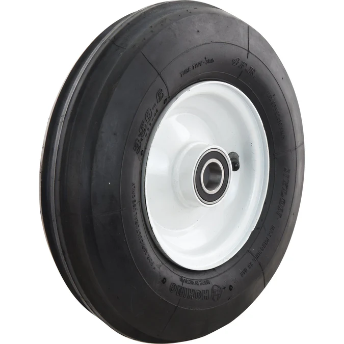 Complete Wheel, 3.50 - 6, 6'', 4PR, 3 Rib - S.21394 2.5 kg
