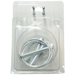 Round Linch Pin, Pin Ø9mm x 57mm (5 pcs. Agripak) | Sparex Part No.S.25703 0.26 kg