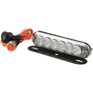 LED Slimline Hazard Light, Interference: Class 3, Function: Single Flash, Double Flash, 12-24V | Sparex Part No.S.152731 0.2 kg