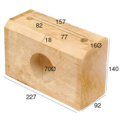 Wooden Roller Bearing Replacement for Twose To fit as: 039-25 | Sparex Part No.S.22781 1.82 kg