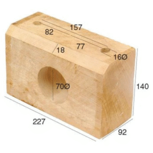 Wooden Roller Bearing Replacement for Twose To fit as: 039-25 | Sparex Part No.S.22781 1.82 kg