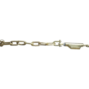 Stabiliser Chain - D-Shackle Ø13mm - Eyebolt Ø19mm - Min. Length:820mm - 3/4 UNC | Sparex Part No.S.5385 4.15 kg