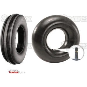 Tyre & Tube Set, 3.50 - 6, 4PR, TR13 Straight Valve - S.137612 0.01 kg