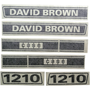 Decal Set - David Brown 1210 | Sparex Part No.S.63348 0.13 kg