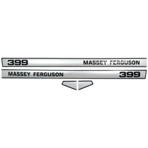 Decal Set - Massey Ferguson 399 | Sparex Part No.S.42472 0.13 kg