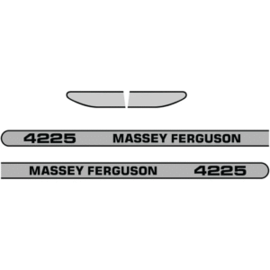 Decal Set - Massey Ferguson 4225 | Sparex Part No.S.118312 0.11 kg
