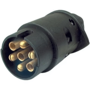 7 Pin Trailer Plug Male with Spade Connectors (Plastic) 12v | Sparex Part No.S.31355 0.1 kg